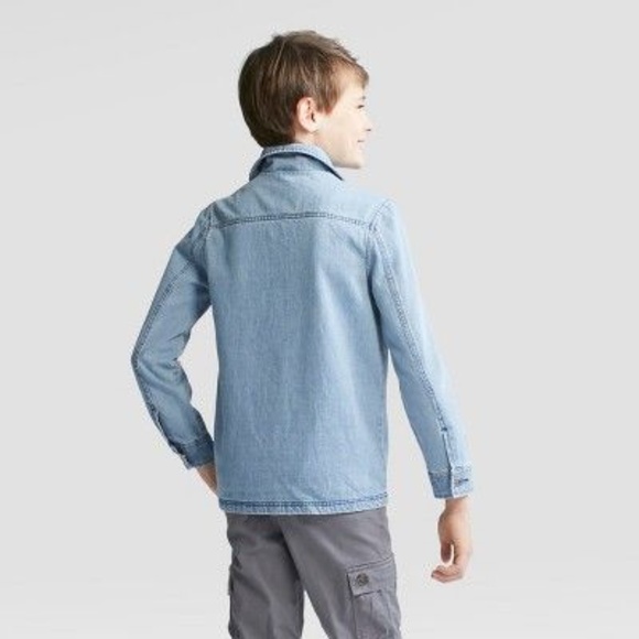 Cat & Jack Jackets & Coats New Cat Jack Letterman C Denim Jean